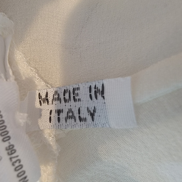 La Perla White halter neck silk and side lace panels size Medium - Picture 2 of 12